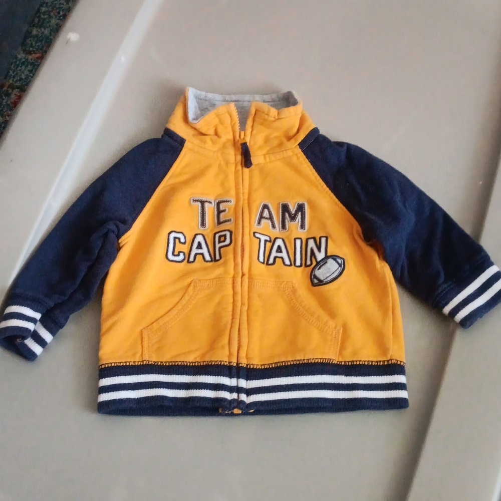Carter's knit zip-up jacket